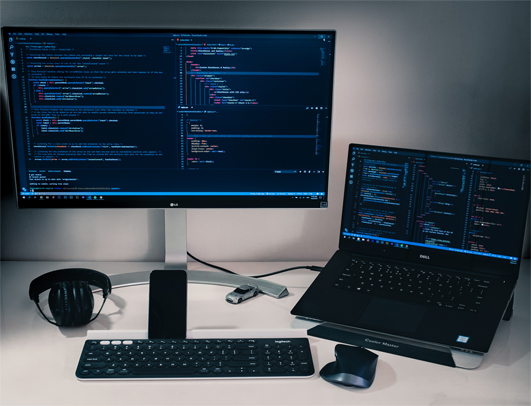 Desktop for coding