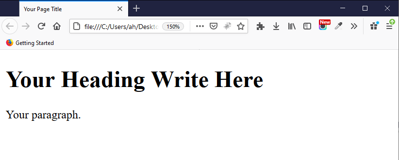 مستند HTML